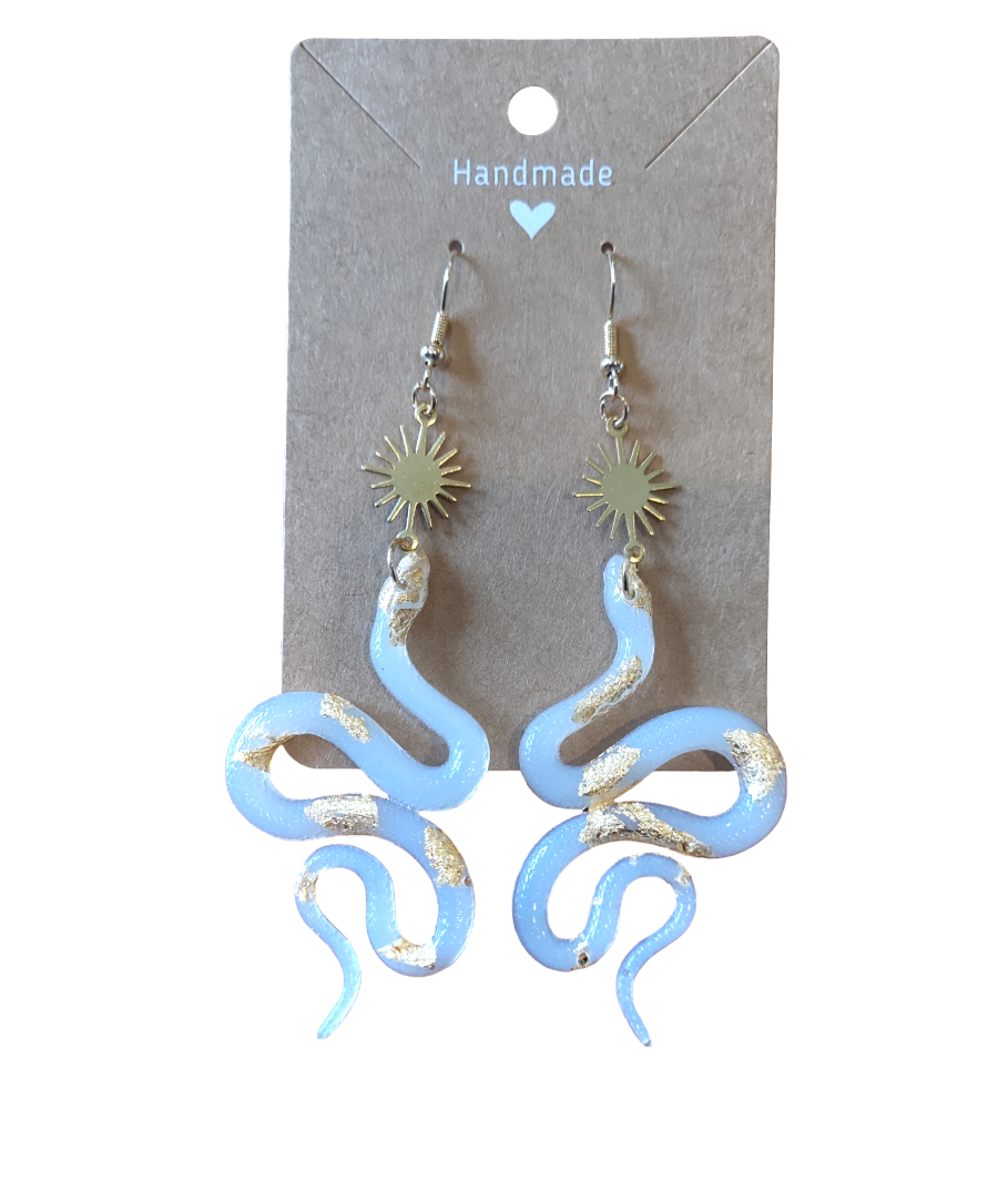 Snake earrings (Glow in the dark)