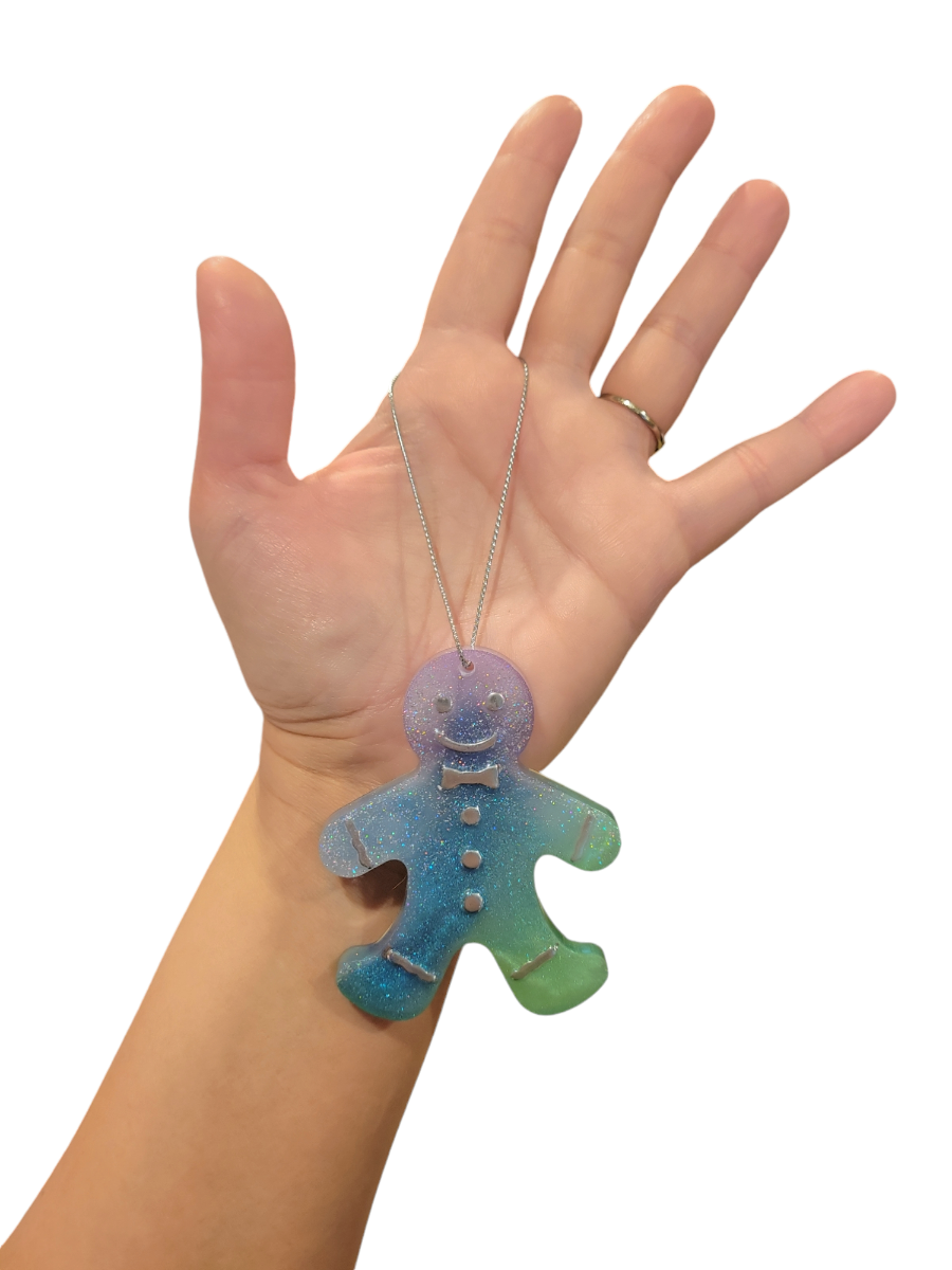 Gingerbread man galaxy (ornament)