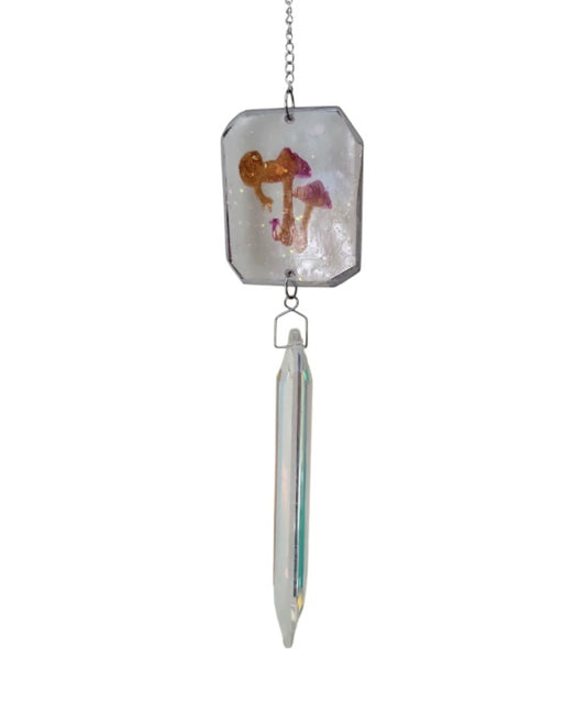 Suncatcher (Snail & Mushrooms) Medium