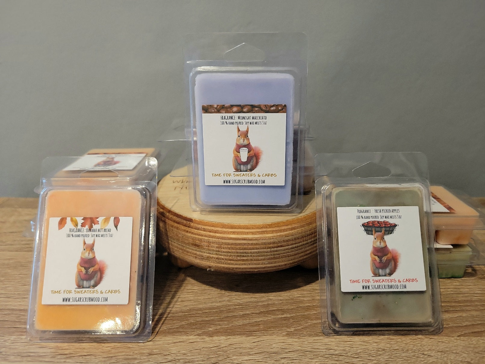 Holiday wax melts